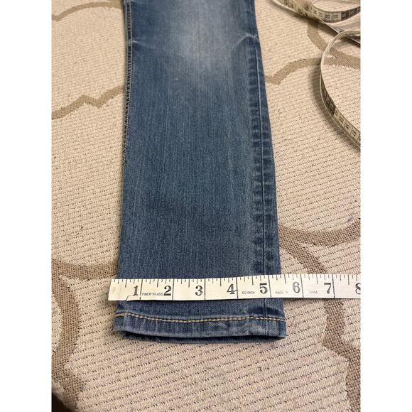 Harley Davidson Low rise skinny women’s blue jeans, size 12P - Picture 13 of 16